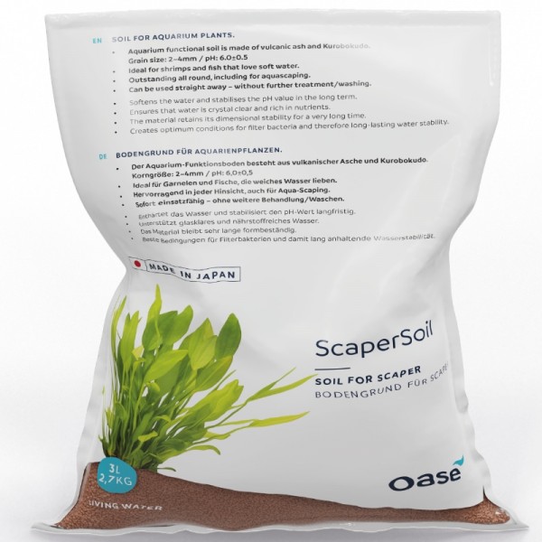 Oase ScaperLine Soil braun 3 Liter